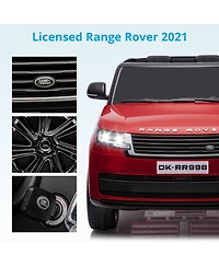 24V Licensed Land Rover Ride On Car, 2-Seater, Parental Remote Control, Storage Box, 3 Speeds, Lcd Display, Lockable Doors, Rear Handle, MP3 Player