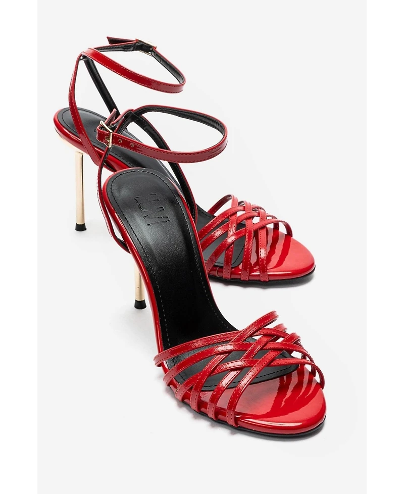Prologue Shoes Women's Lorion Stiletto Ankle Strap Pump