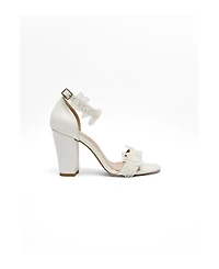 Forever and Always Shoes Women's Florielle Lace Wedding Heels