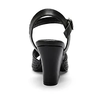 Prologue Shoes Women's Hervon Block Heel Ankle Strap Sandal