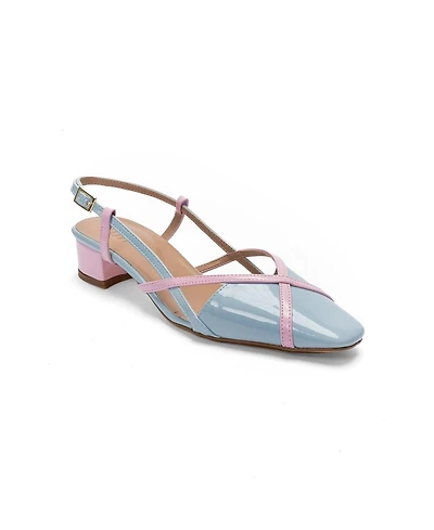 Prologue Shoes Women's Olena Block Heel Slingback Pump