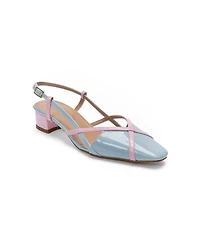 Prologue Shoes Women's Olena Block Heel Slingback Pump