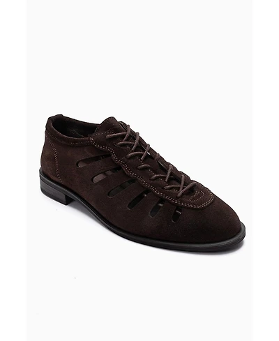 Forever and Always Shoes Women's Astron Leather Casual Lace Up