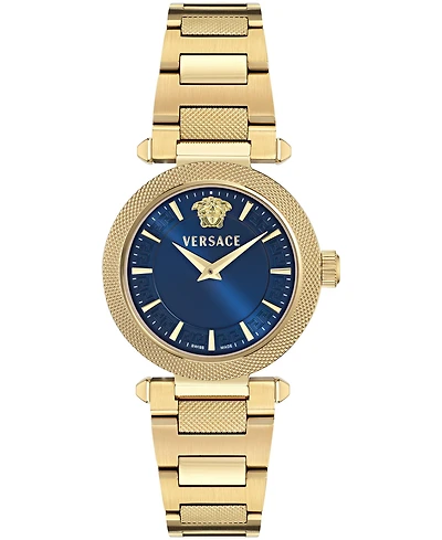 Versace Women's V-Musa Ip Yellow Gold Stainless Steel Bracelet Watch 35mm