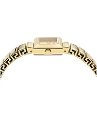 Versace Women's V-Square Petite Silver Stainless Steel Bracelet Watch 18x18mm