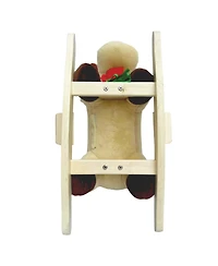 Yobtop Kids Plush Dinosaur Rocking Toy with Safety Belt, 110 lbs Capacity, Ages 1+