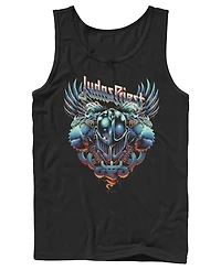 Fifth Sun Men's Judas Priest Screaming Shield Graphic Tank Top