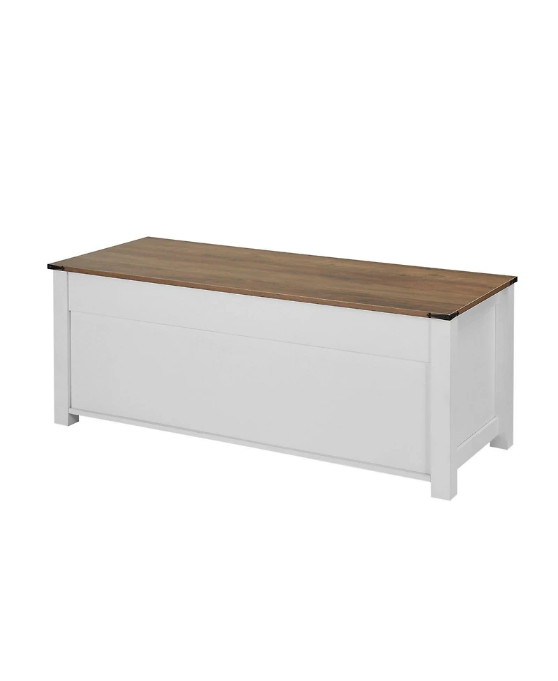 Slickblue Farmhouse Lift Top Coffee Table with Hidden Storage Compartment