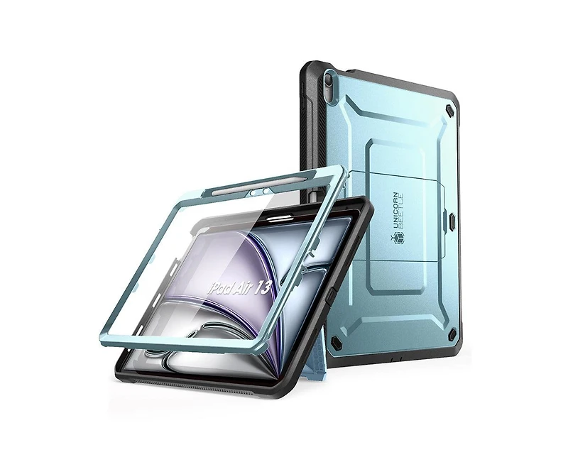 Ub Pro Rugged Case for the iPad Air 13" (2024) – Built-In Screen Protector, Kickstand, 20 ft Drop Protection