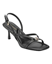 Marc Fisher Women's Derisa Square Toe Slingback Dress Sandals