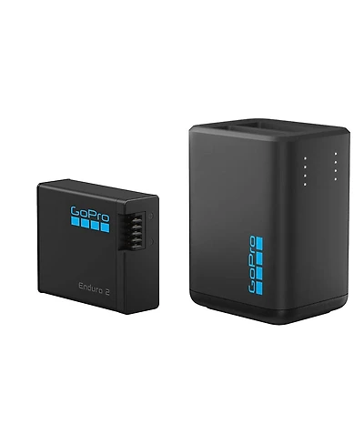 GoPro Dual-Battery Charger with Enduro 2 Battery, Compatible with Mission 1 Series and HERO13