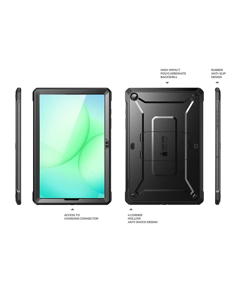Supcase Ub Pro Rugged Case for Galaxy Tab A11 Plus 11" - Built-In Screen Protector, Kickstand, 20 ft Drop Protection