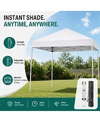gaomon 10x10 ft Pop Up Canopy Tent with Slant Legs