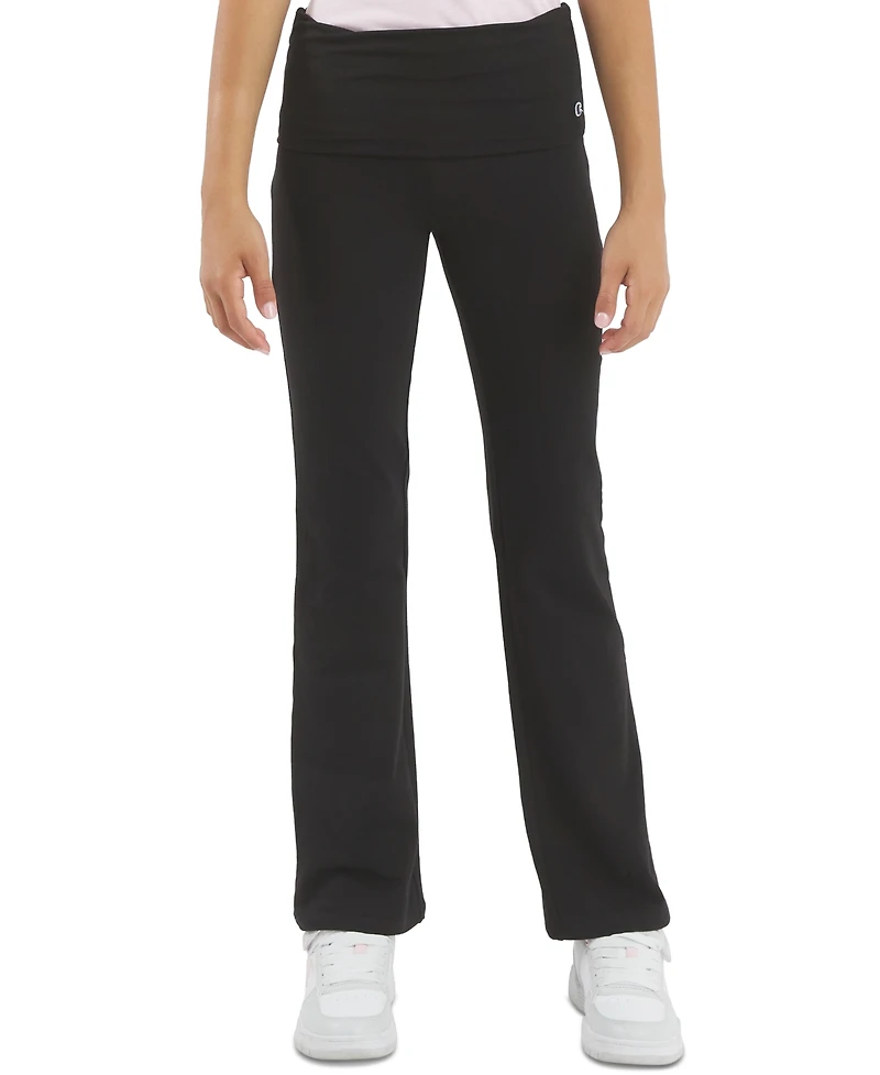 Champion Girls' 7-16 French Terry Folded Waist Pants