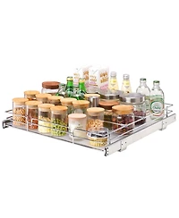 Sugift Pull Out Cabinet Organizer Steel Slide Out Pantry Shelf