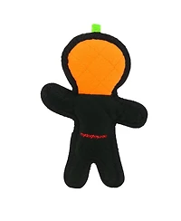 Tuffy Holiday Pumpkin Man 2 Pack, Halloween Plush Squeaky Dog Toy