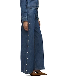 Hudson Jeans Women's James High-Waisted Wide-Leg
