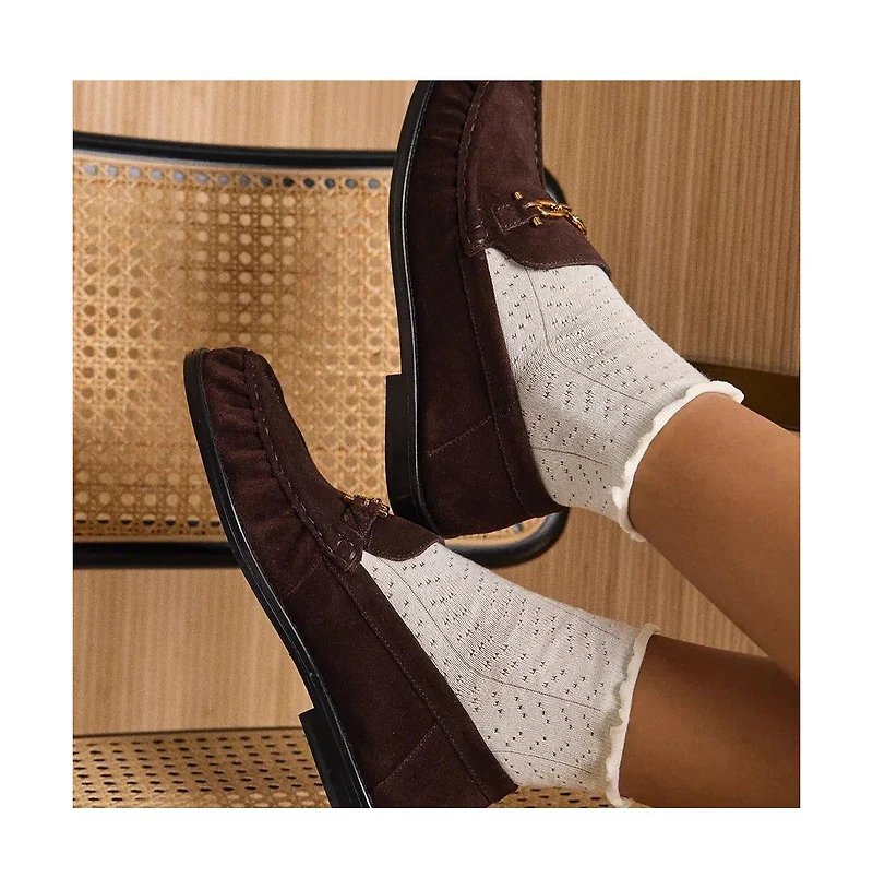 Stems Women's 3-Pack Pointelle Mid Crew Socks