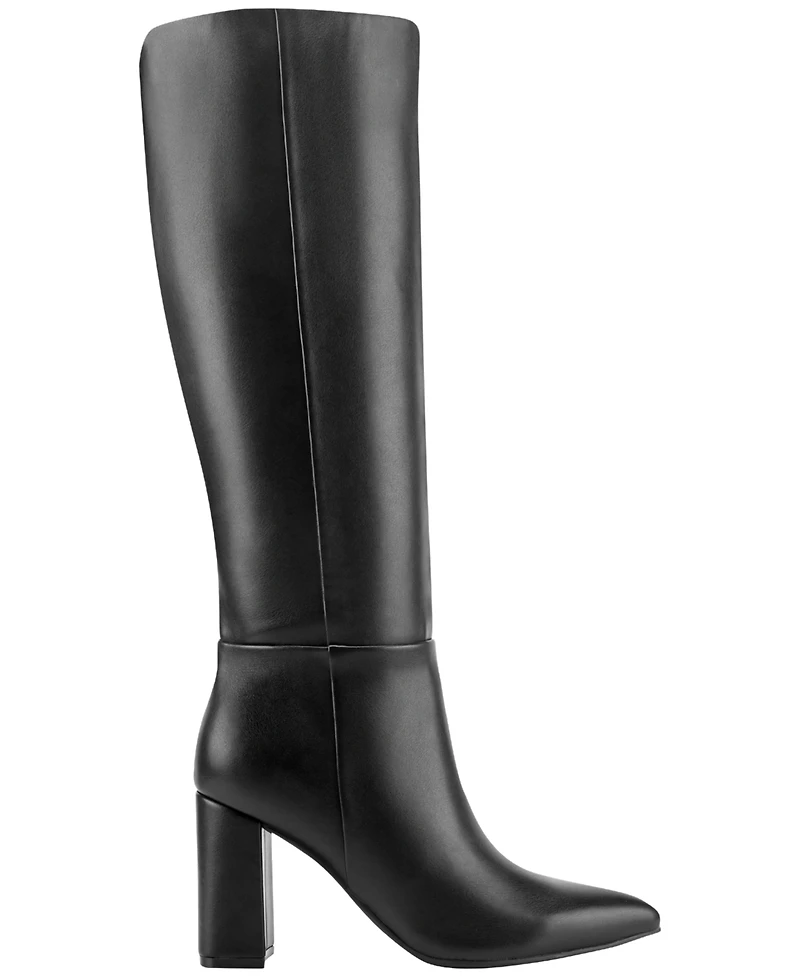 Marc Fisher Women's Fradia Tall Block Heel Dress Boots