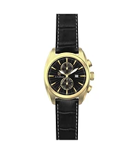 Invicta S.Coifman SC0088 Men's Chronograph Dial Leather Strap Watch