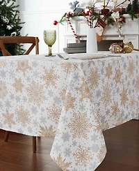 Avanti Snowflakes Rectangle Tablecloth