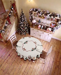 Avanti Heirloom Noel Round Tablecloth, 70" x 70"