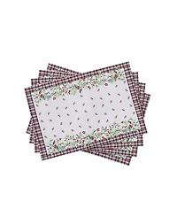 Avanti Holly Plaid Placemats, Set of 4