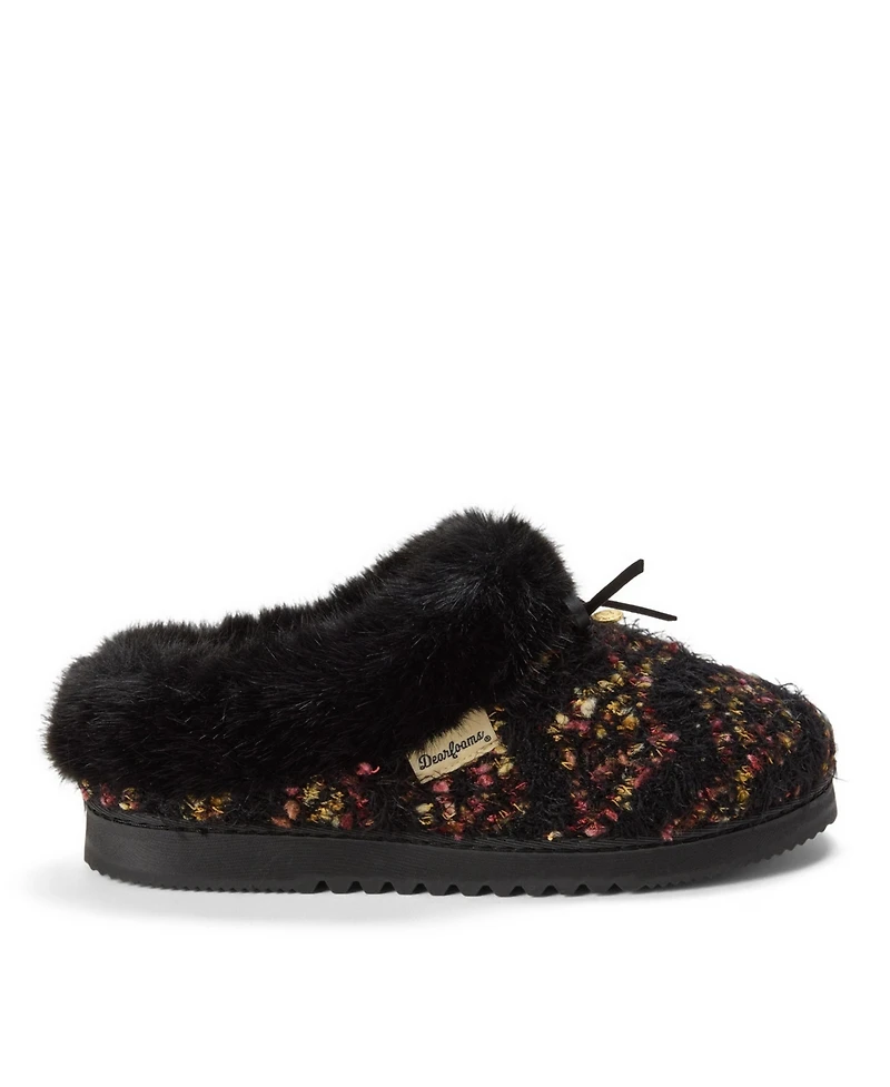 Dearfoams Women's Daphne Knit Clog Slippers