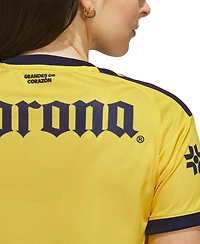 adidas Women's Club America Short-Sleeve Cropped-Hem Replica Jersey