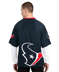 Starter Men's Scarlet/White San Francisco 49ers Short Sleeve Long T-Shirt Combo Pack