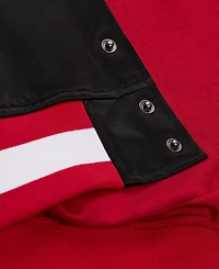 Mitchell & Ness Men's Black San Francisco 49ers 80th Anniversary Heavyweight Satin Full-Snap Jacket