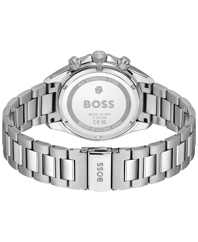 Hugo Boss Men's Bossletic Quartz Chrono Stainless Steel Watch 43.40mm