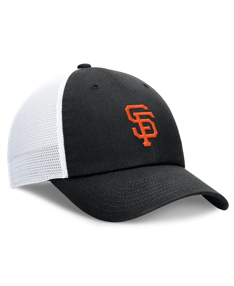 Nike Women's Black/White San Francisco Giants Club Trucker Adjustable Hat