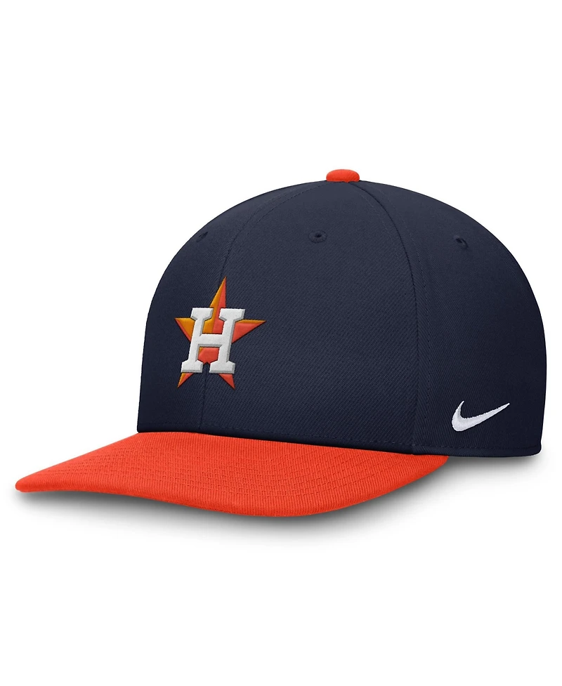 Nike Men's Navy/Orange Houston Astros Pro Dri-fit Snapback Hat