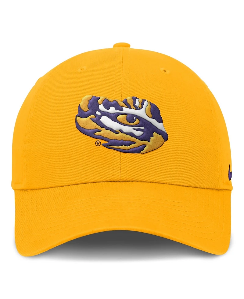 Men's Nike Gold Lsu Tigers Club Dri-fit Adjustable Hat