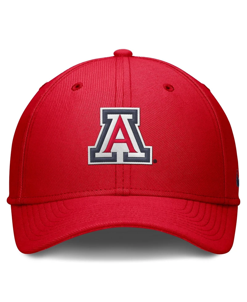 Men's Nike Red Arizona Wildcats Rise SwooshFlex Dri-fit Hat
