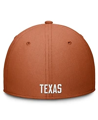 Men's Nike Texas Orange Longhorns Rise SwooshFlex Dri-fit Hat