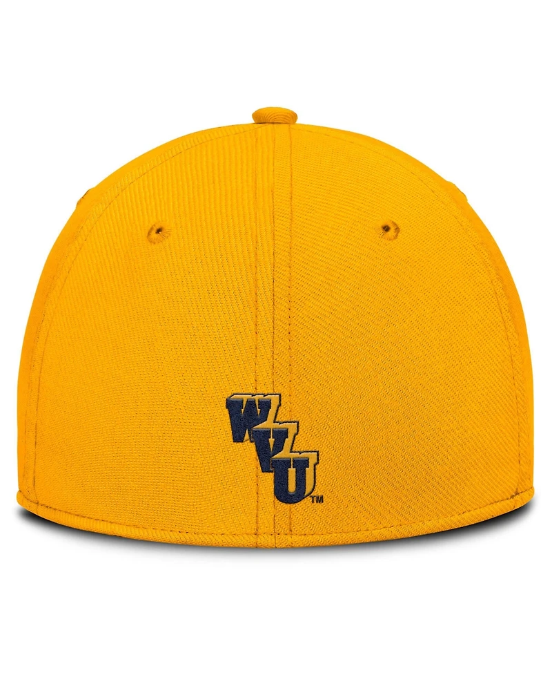Nike Men's Gold West Virginia Mountaineers Rise Academic Dri-fit Flex Hat