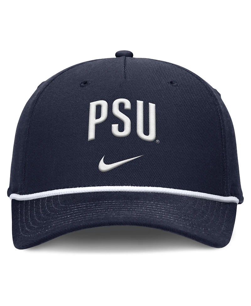 Nike Men's Navy Penn State Nittany Lions Rise Campus Adjustable Hat