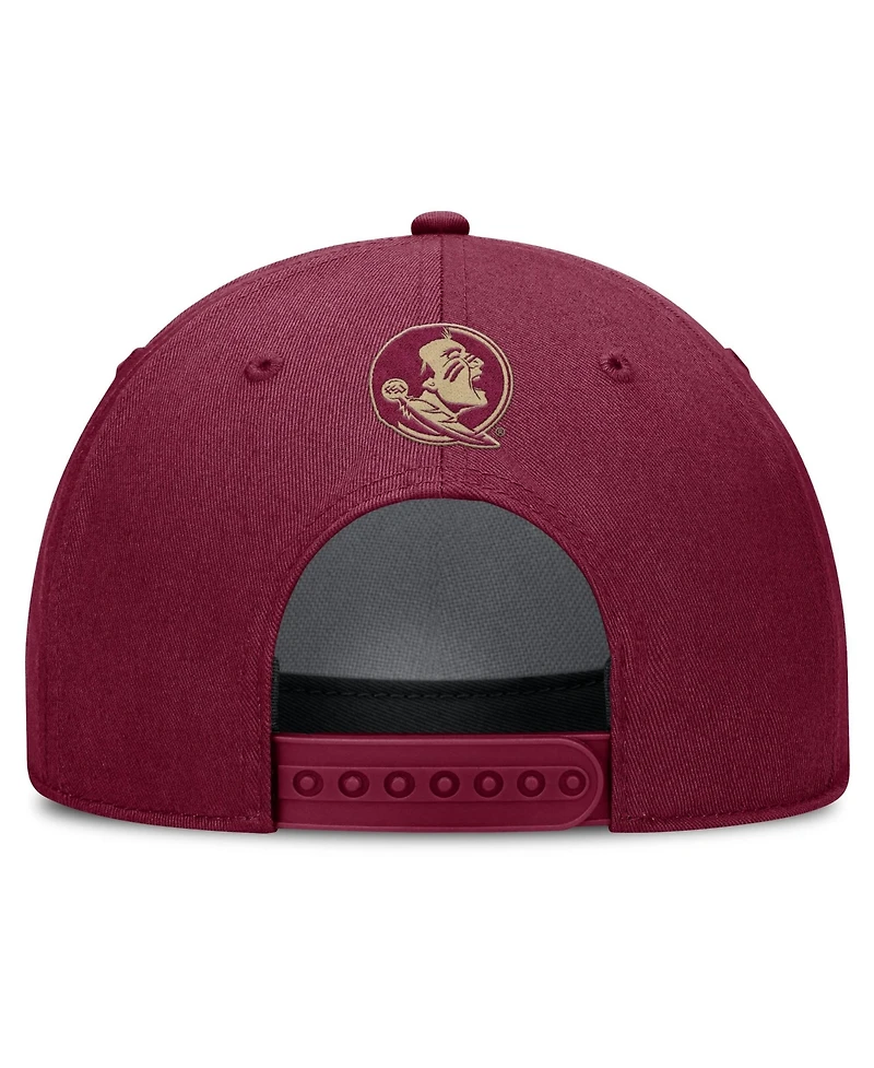 Nike Men's Scarlet Florida State Seminoles Rise Campus Adjustable Hat