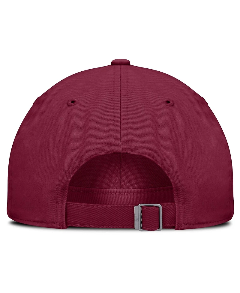 Men's Nike Garnet Florida State Seminoles Club Campus Adjustable Hat