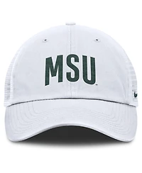 Nike Men's White Michigan State Spartans Club Campus Trucker Adjustable Hat