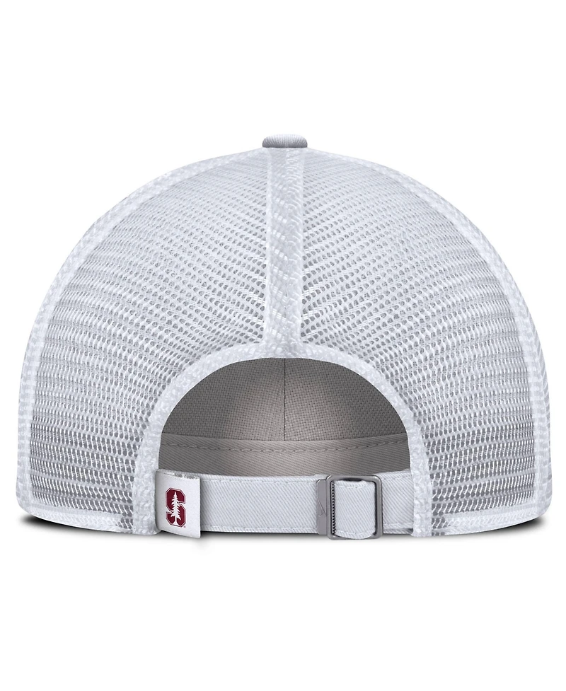 Nike Men's White Stanford Cardinal Club Campus Trucker Adjustable Hat