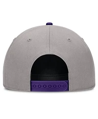 Men's and Women's Nike Gray Lsu Tigers Primetime Rise Rope Adjustable Hat