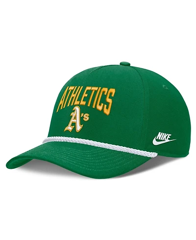 Men's Nike Green Oakland Athletics Cooperstown Rise Adjustable Hat
