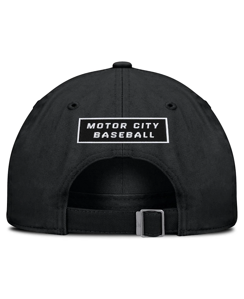 Men's Nike Black Detroit Tigers Primetime Club Adjustable Hat