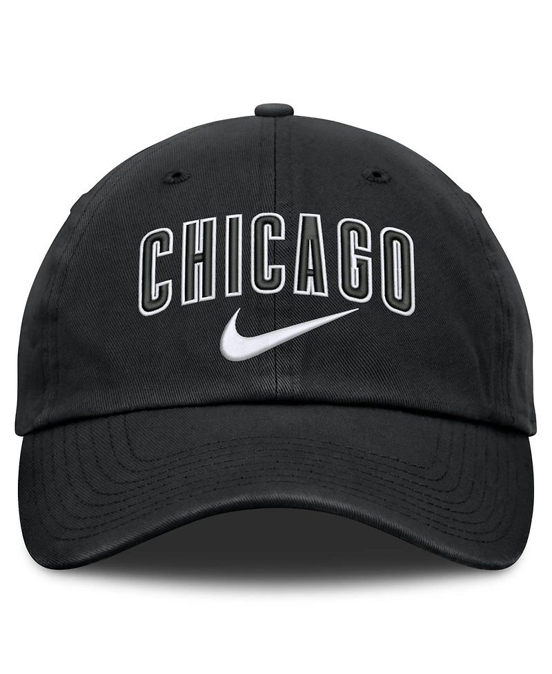 Men's Nike Black Chicago Cubs Primetime Club Adjustable Hat