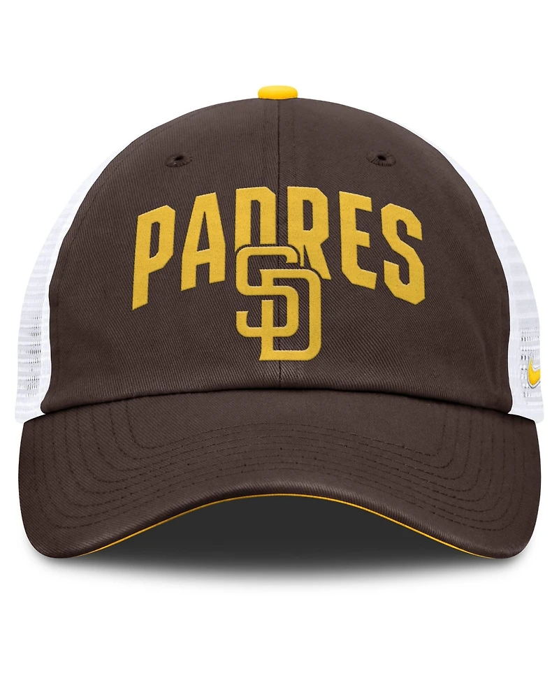 Men's Nike Brown San Diego Padres Primetime Club Adjustable Trucker Hat