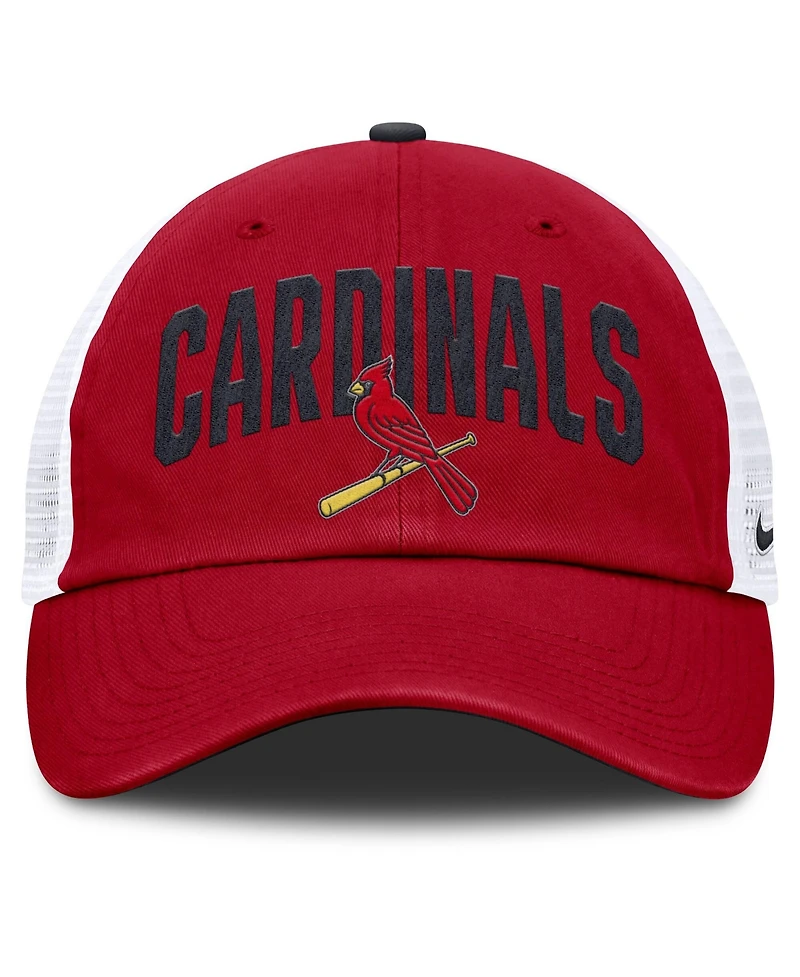 Men's Nike Red St. Louis Cardinals Primetime Club Adjustable Trucker Hat