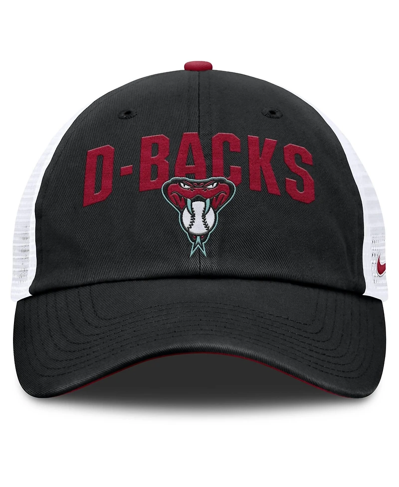 Men's Nike Black Arizona Diamondbacks Primetime Club Adjustable Trucker Hat